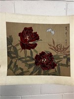 1964 Japanese art on silk