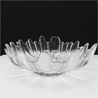 Pukeberg Swedish MCM Glass Bowl Large Console