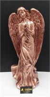 Vtg Deco Style Plaster Angel Holding Heart