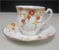 Trellis Standard China Cup + Saucer England