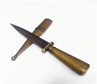 French? Navy Dagger, Brass 1840-60s Cadet Style