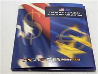 2002 50 State Quarters & Euro Coin Collection
