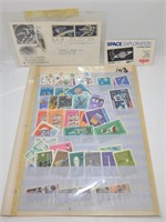 Vintage Collectible Space Stamp Estate Collection