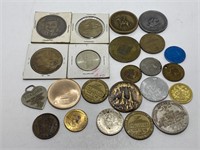 Collectible Tokens, Vintage, Commemorative, Ads