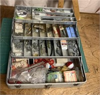 Tackle box and contents