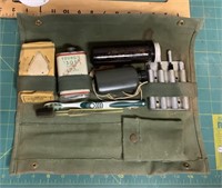 Travel gun cleaning kit