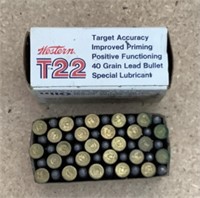 22 long rifle ammunition