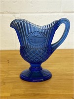 AVON Cobalt Blue Mount Vernon Fostoria pitcher