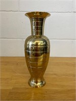 Vintage brass vase made in India