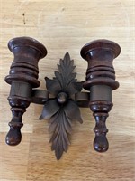 VINTAGE Homco Double Wall Sconce