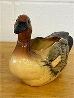Vintage duck pottery planter