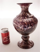 *Grand vase en verre soufflé style Murano