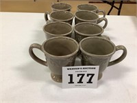 8 coffee mugs