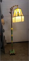 Very Nice Vintage Floor Lamp (Works/ 58" Tall)