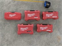 (4) Partial Sets of Milwaukee Drill Bits,