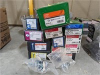Partial Boxes of Fasteners: