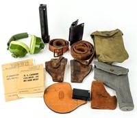 Vintage WWII-80s, Holsters Slings,Accessories