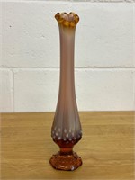 Hobnail Cameo (Opalescent) Fenton swung vase 11”