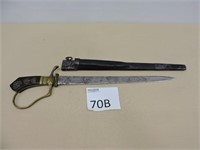 German Antique Brass Handle Sword