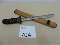 18th Century Bone Handle Dagger and Sheath