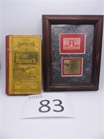 Ready Reckoner Log Book & Firefighters Stamp Frame