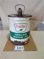 Sinclair 5 Gallon Oil Can