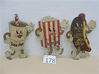 Cool!!!  Vintage Concessions Metal Signs