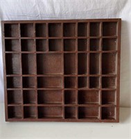 Wooden printers tray 18"x16"