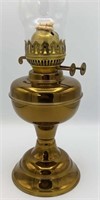 RARE brass dual wick oil lamp