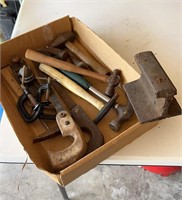 Tools, RR anvil, hammers, etc.
