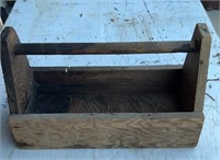 Wooden Carpenter's tool box