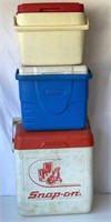 3 coolers- Snap-on, Coleman