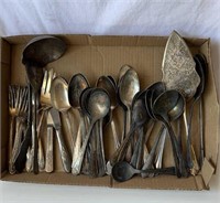 49 pc. misc. vtg. silverplate- Rodgers, oneida