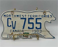 1983 Canada NW territories license plate