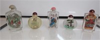 Snuff Bottles set of 5