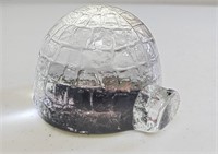 Canadian Art Glass Igloo Paperweight