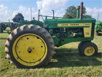 JD 720 TRACTOR WITH TRICYCLE FRONTEND &