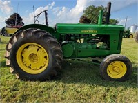 JD AR TRACTOR WITH PONY MOTOR-GOOD SHEET METAL &
