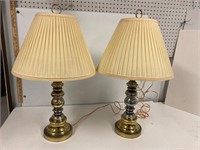 Set of lamps. 25” tall. They both work.