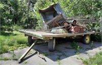 16' Hay Rack Wagon and Contents