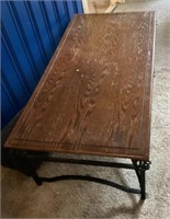Vintage coffee table  --4" wide x 24" deep