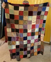 Crazy patchwork quilt top