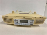 Sony under cupboard radio and CD player. Works