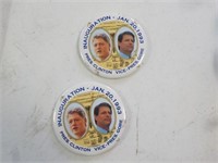 2 Clinton 1993 Innogoration buttons 3"