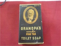 Grandpa's Pine Tar Toilet Soap advertising