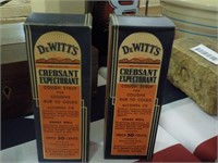 2 Dewitt's advertising bottles/boxes