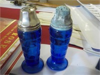 Cobalt blue salt and pepper