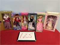 (6) Barbie Dolls