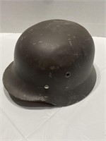 M40 WWII German Rolled rim helmet with liner and