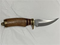 Marbles fixed blade knife and sheath - Measures 9